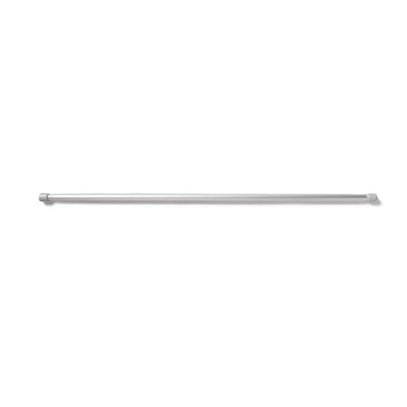 Tension Mount Nickel Finish Rustproof Shower Curtain Rod 52" - 86" Long - Picture 4 of 7
